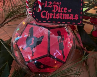 The 12-Sided Dice of Christmas: D&D TTRPG Christmas Ornament