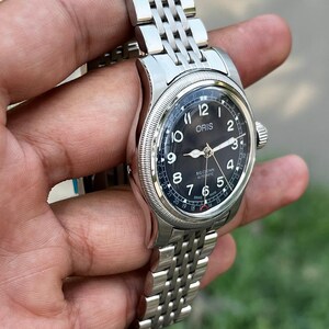 Oris big crown pointer date Black dial