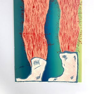 Beautiful Legs Silkscreen Print