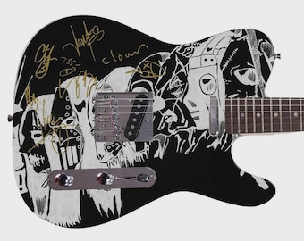 スリップノット サイン入り写真ギター - Etsy 日本