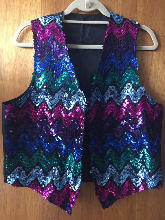 2000´S MANDES SEQUINS VEST main image 1