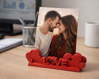 Marco de fotos magnético 2 en 1, base de fotos de doble cara, soporte magnético desmontable para escritorio o nevera, regalo minimalista.