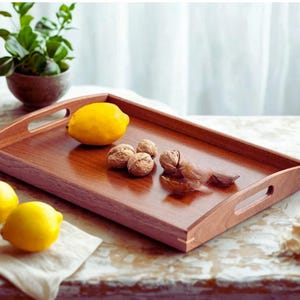 Solid Wood Serving & Organiser Tray