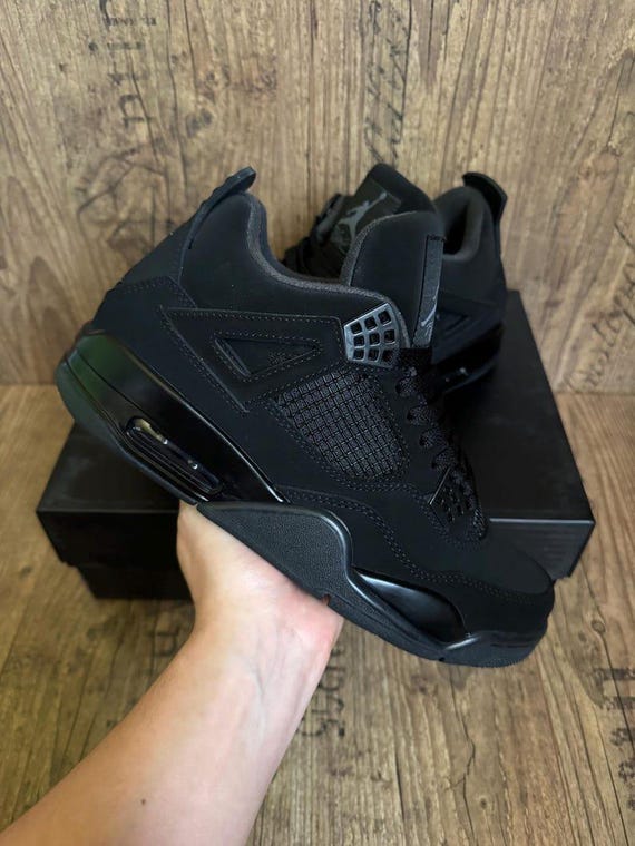 jordan 4 black cat custom