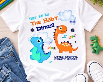 Dinosaur Shirt Kids | Boys Dinosaur T-Shirt | Soft Cotton Toddler Boy Clothes
