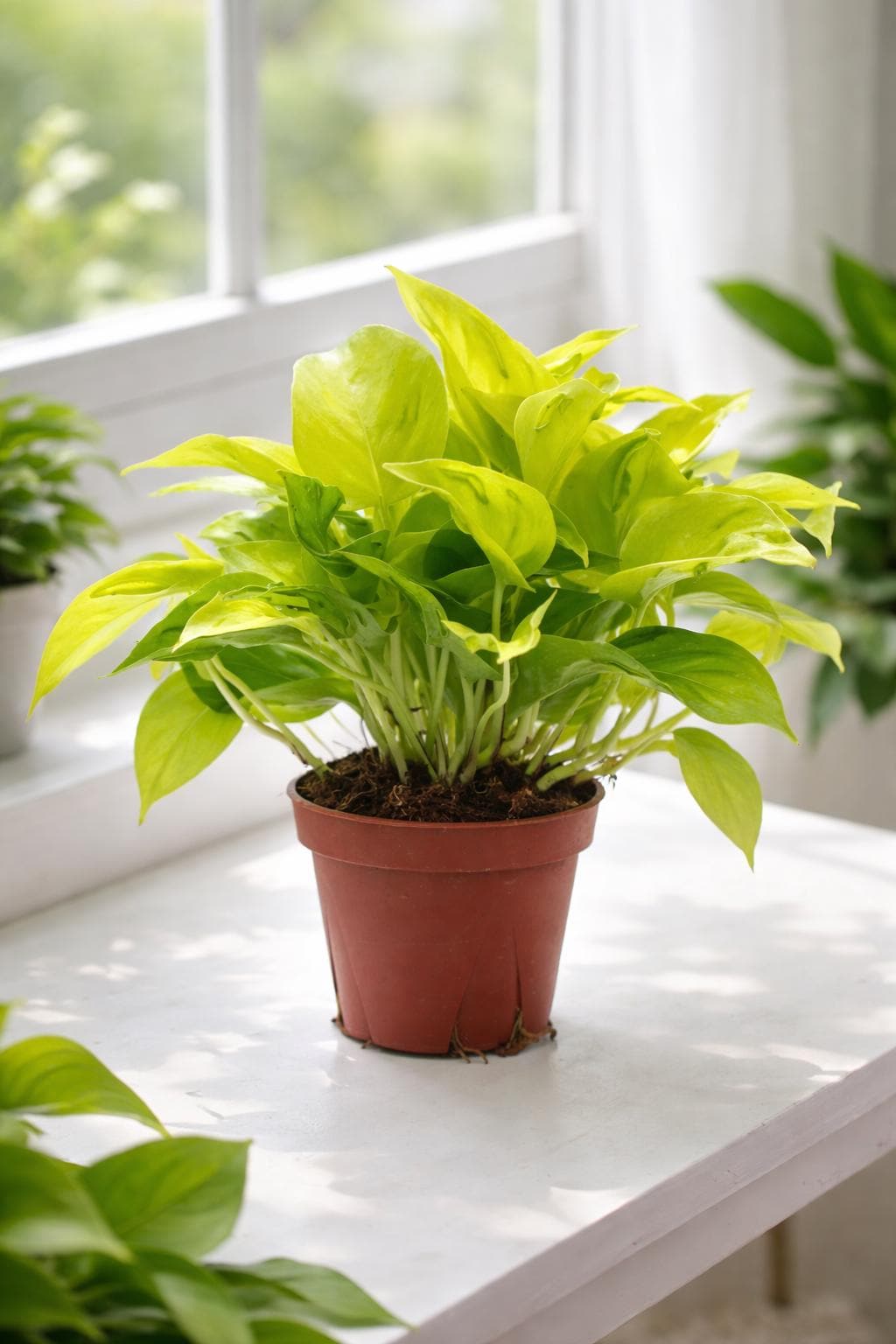 Epipremnum Aureum 'sao Paulo' Cutting | Rooted Live Plant | Rare