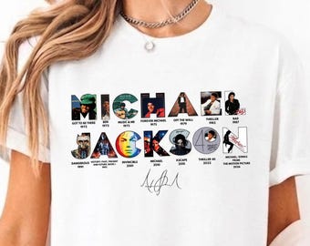 Michael Jackson Shirt, King of Pop Tee, Michael Jackson Album Cover Shirt, Retro Music Graphic T-shirt,  Music Legend Apparel Gift