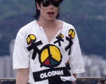 Olodum Michael Jackson Tee, They Dont Care About Us Shirt, Brazil Peace Symbol Top, Vintage Music Video Sweatshirt, Retro King of Pop tshirt