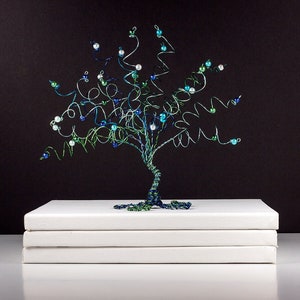 Water Lilies Wire Tree Sculpture Monet Painting Inspired Wire Art