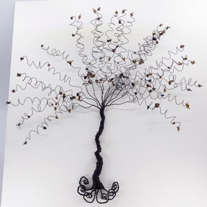 Wall Hanging Art Sculpture Large Tree of Life Custom Wire Tree Art in Any Colors
