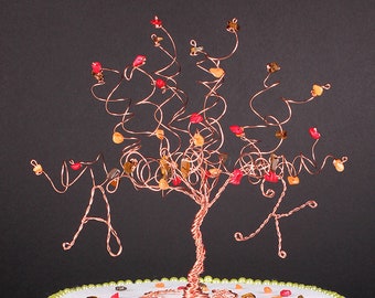 Fall Wedding Cake Topper Rustic Weddings Etsy