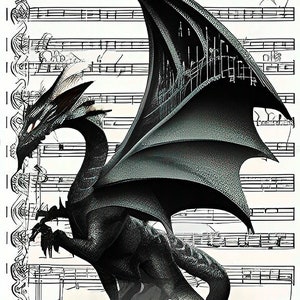 Imagine Dragons Digital Art Dragon Music Musician Art Dragons Surreal Art Home Decor