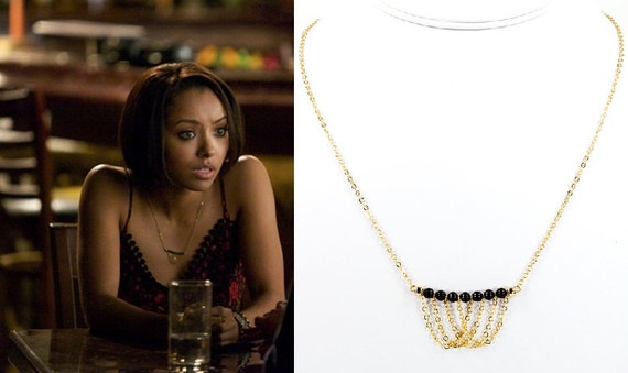 [BLACKMUSE]チェジウ着用☆Pearl wave gold Necklace Fleur de Lis Cross Wrap Freshwater Pearl in Gold Necklace