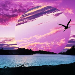 Atmospheres Contemporary Collage Digital Surreal Collage Artwork Print Surrealist Art Print Digital Collage Home Decor Wall Hanging