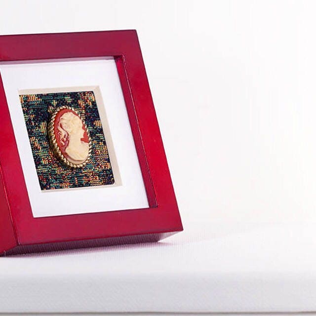 Framed Cameo Brooch by NoveauTique