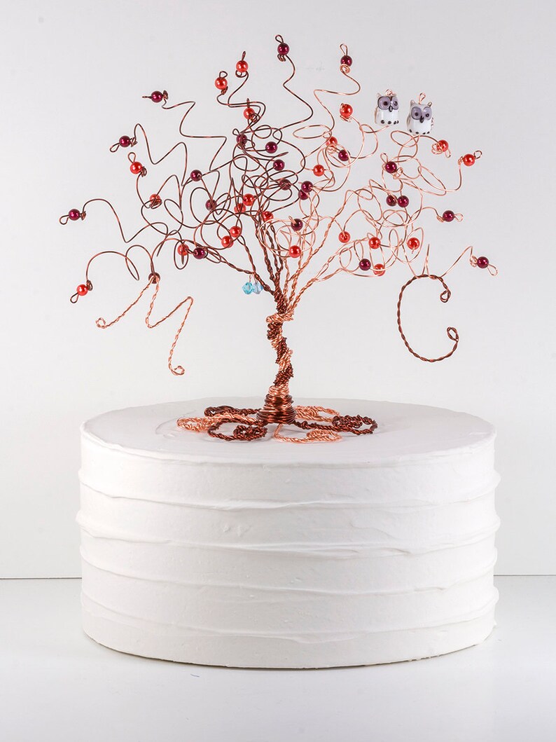 Entwined Tree Wedding Cake Topper When Two One Custom Etsy