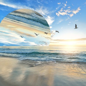 Atmospheres Contemporary Collage Digital Surreal Collage Artwork Print Surrealist Art Print Digital Collage Home Decor Wall Hanging