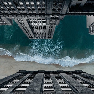 Don&#39;t Look Up Surreal Digital Collage Art Prints Digital Art Print Surreal Art Collage Artwork