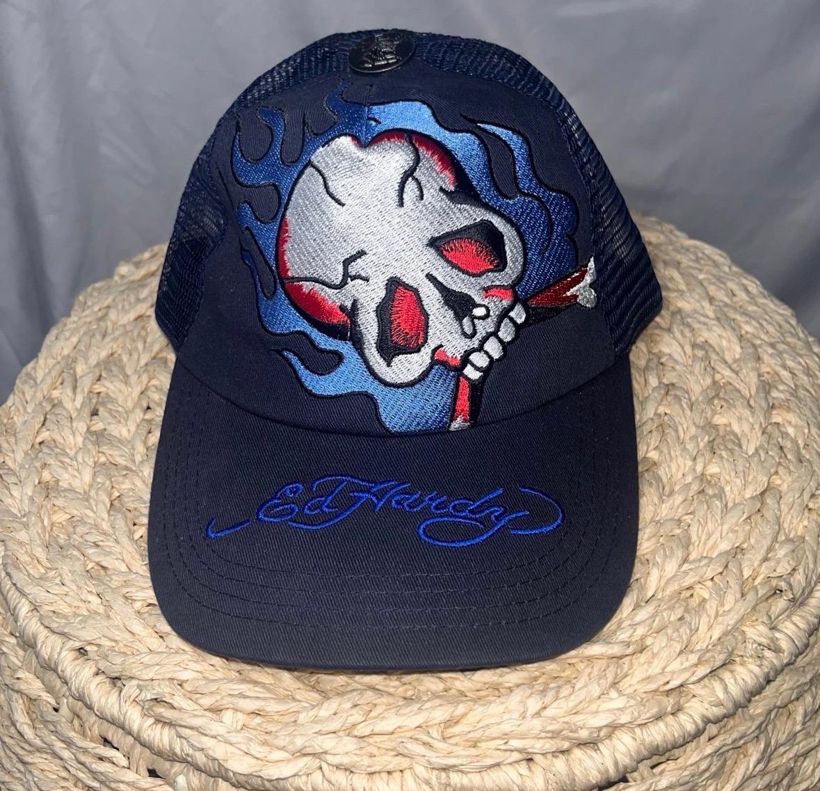 Vintage Ed Hardy Hat - Etsy