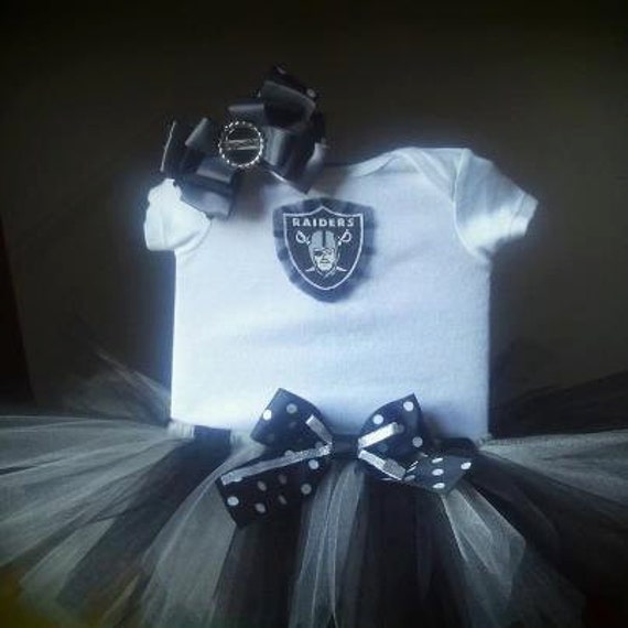 Oakland Raiders inspired tutu outfit Etsy