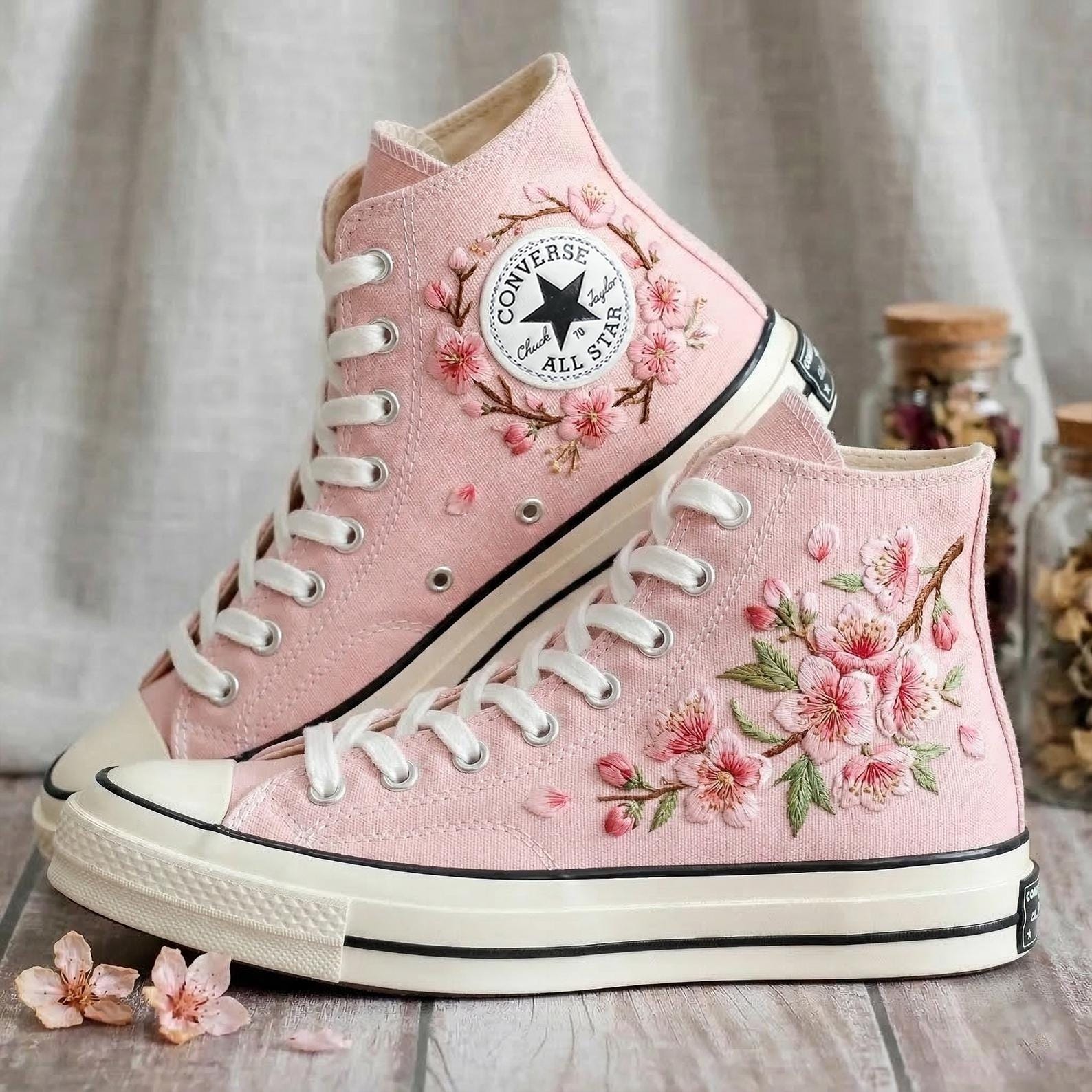 Cherry Blossom Sneakers - Etsy
