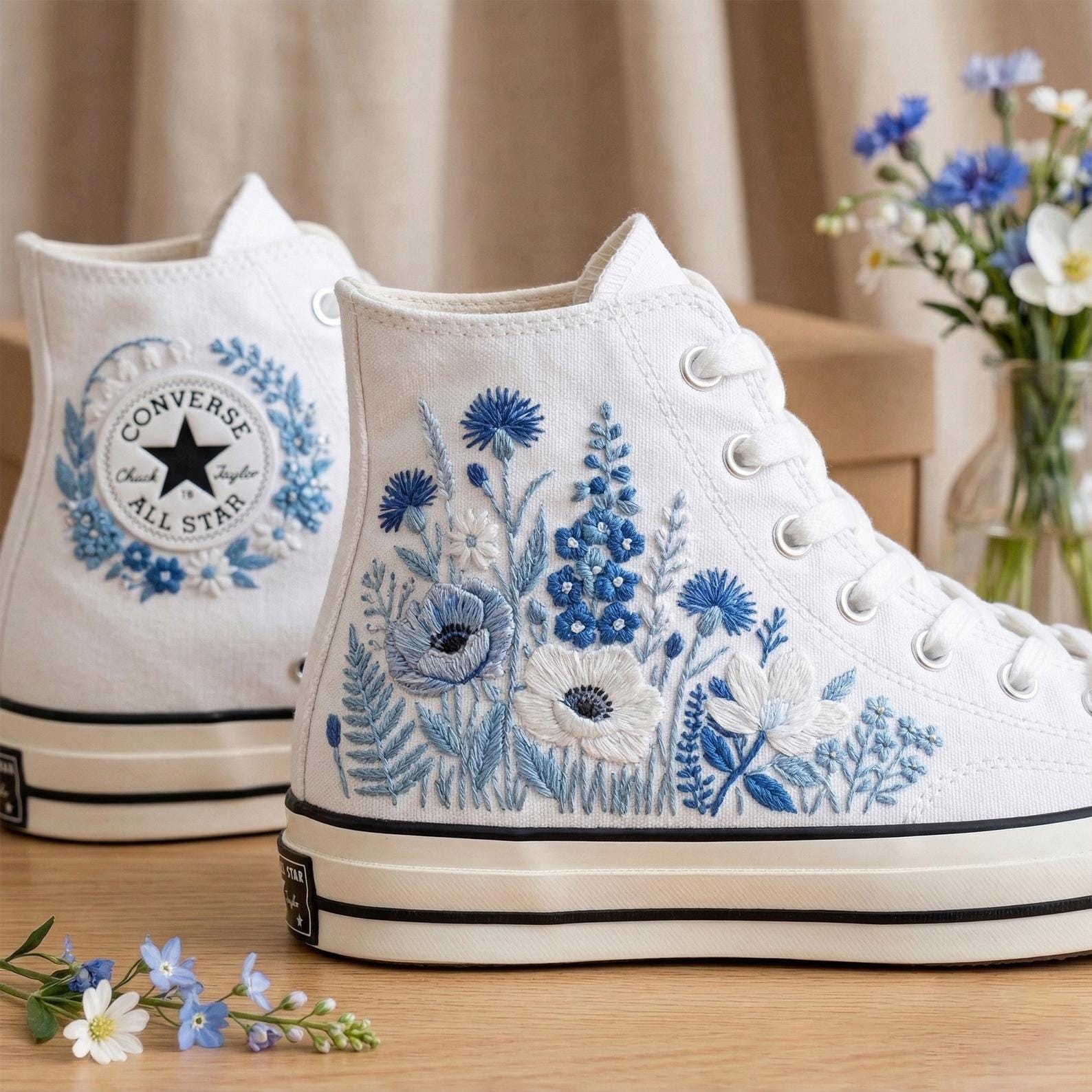 Floral nike embroidered - Etsy 日本