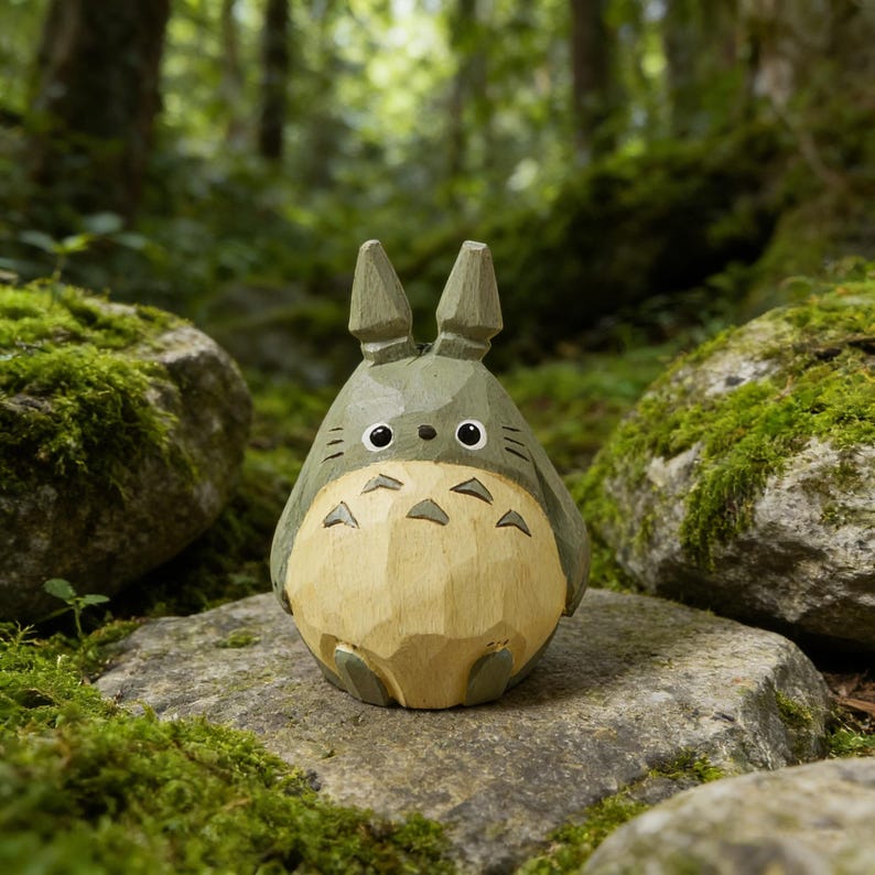 Totoro Keychain Anime Charm, Kawaii Pendant, Cute Anime Keychain, Studio Ghibli Inspired Keyring, Bag Charm, Anime Lover Gift image 3