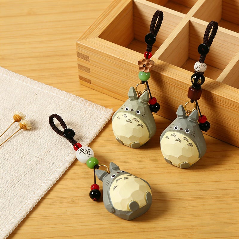 Totoro Charms Keychain - Etsy