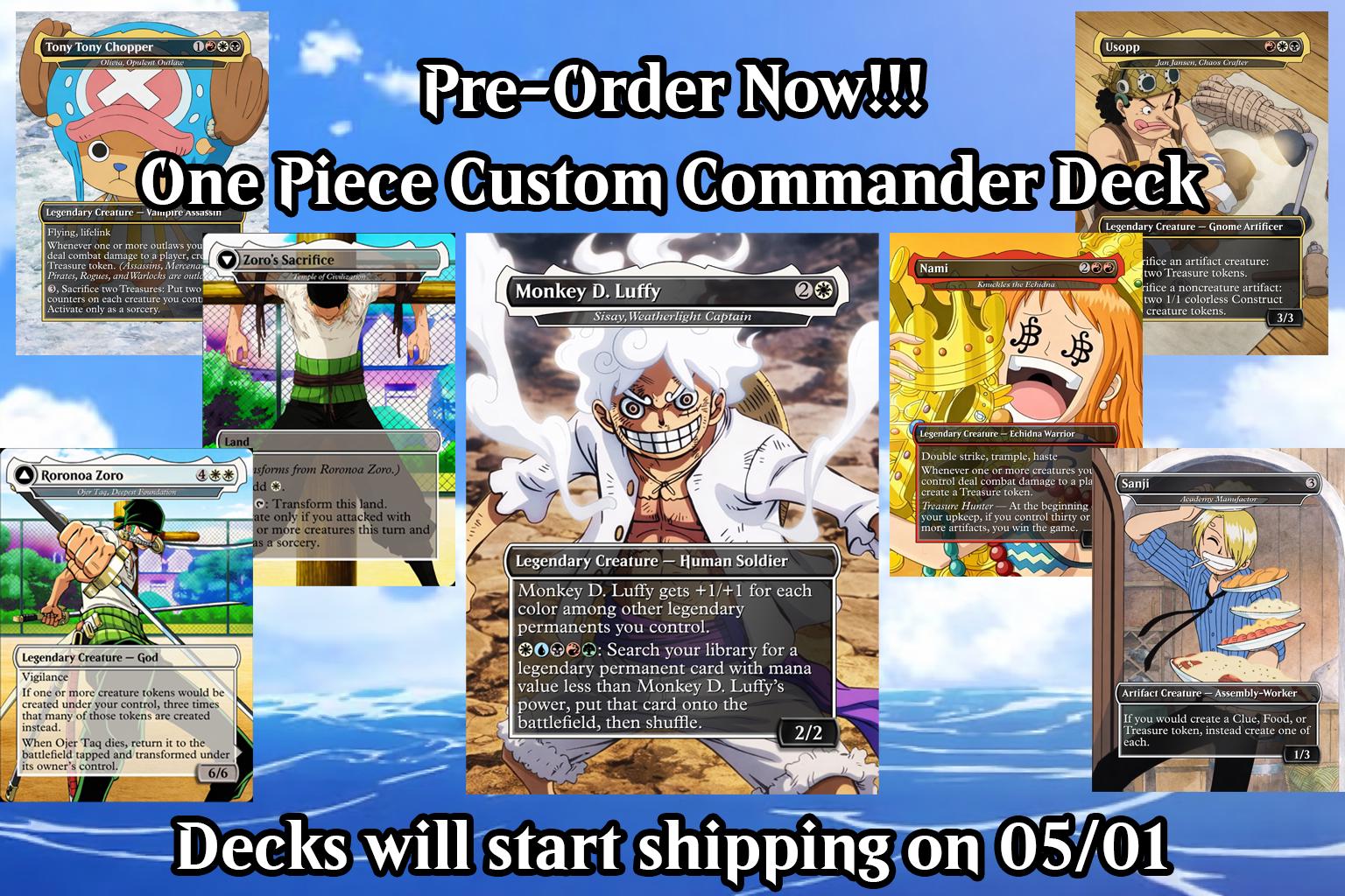 One Piece Mtg Proxies - Etsy