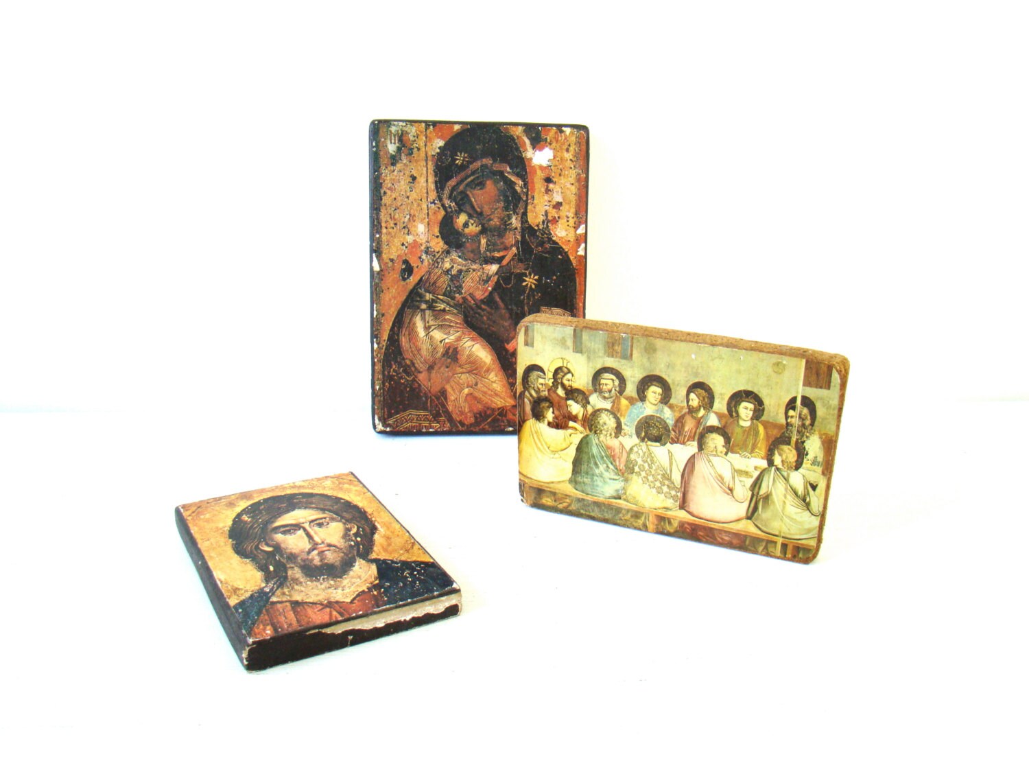 Icônes de L'art Religieux, Images, Madonna et Enfant, Mur Décoration, Décoration Vintage, Estampes M