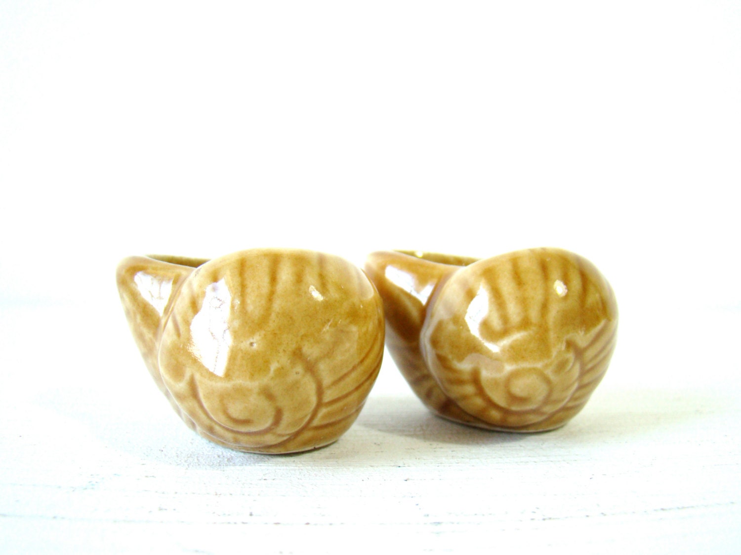 Set of 6 individual snail serving dishes tiny planters Etsy