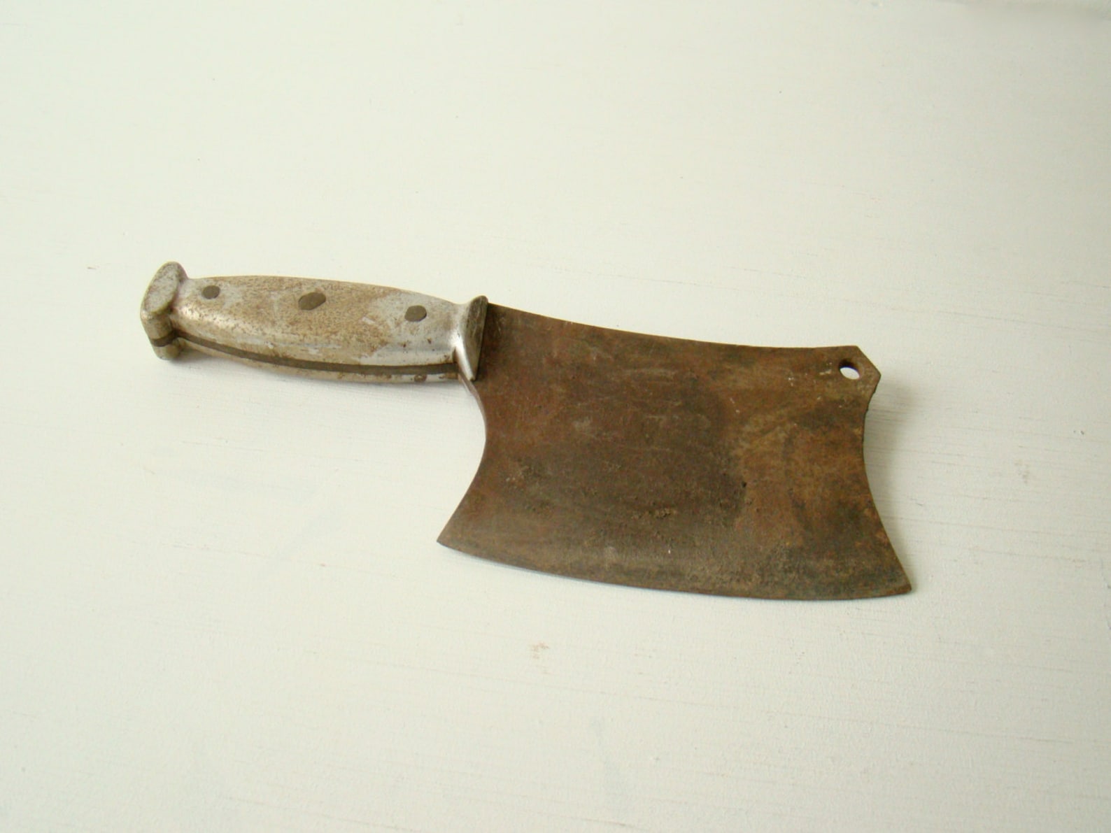 Antique butcher's meat cleaver french vintage kitchen Etsy