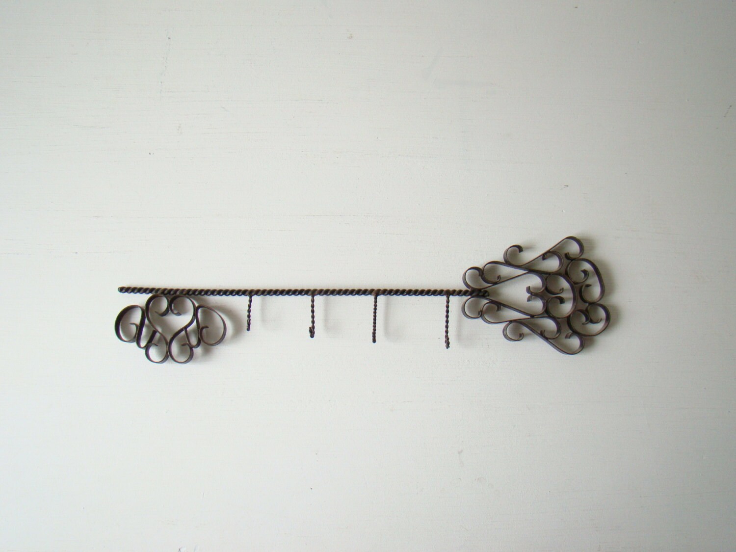 Français Porte-Clés Vintage de Crochet Mur, Squelette, Support d'affichage Bijoux, Chic Minable Chal