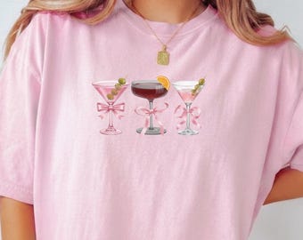 Cocktail Social Club  Shirt, Martini Birthday Party Tee, Funny Girls Birthday Gift, Cocktail Party, Drinking Day, Bachelorette T-shirt