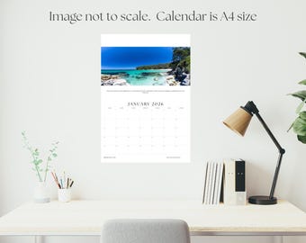 A4 Australian Photography Calendar 2026 with KJV Bible Verses - Joshua Kassel Photography