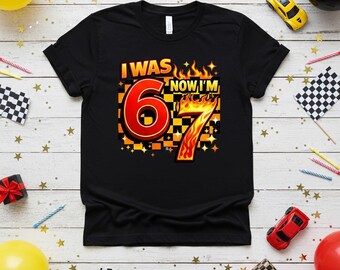 I Was 6 Now I'm 7 Birthday PNG, Viral Meme, Daughter Birthday