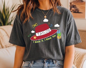 Camiseta vintage "Lo sabía, te conocía", TS y Toy Story 5 Amistad, Disneyland Toy Story, Camisetas de Taylor Swift, Camiseta de cumpleaños de Toy Story
