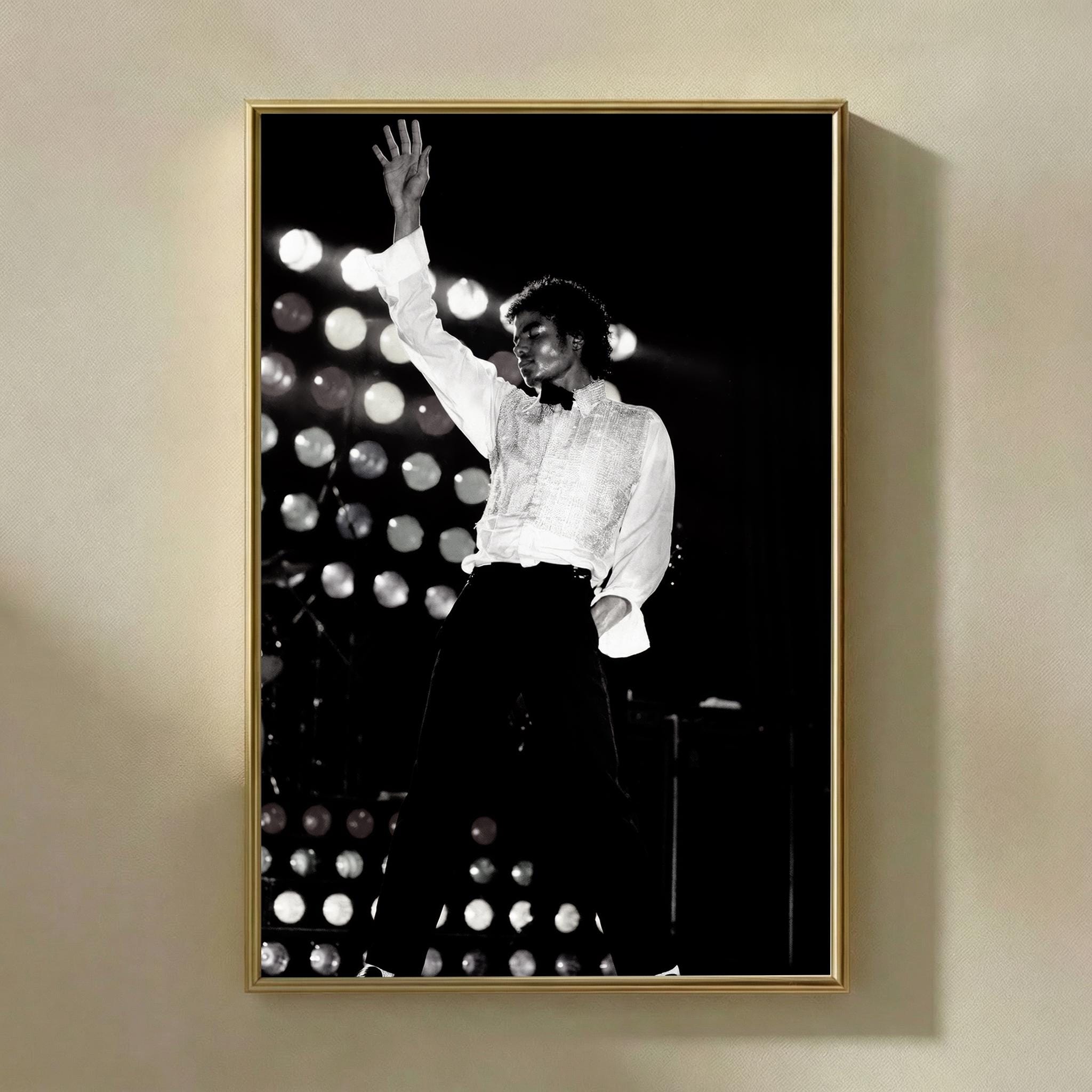 Discover Michael Jackson Live Concert Poster, Music Room Decor Gift
