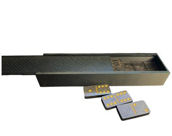 Czarno-złote domino