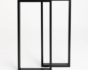 Consolepoten, metalen consolepoten, HOOGWAARDIGE set van 2