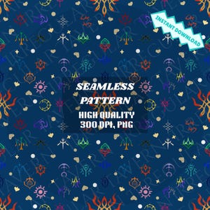 Fire Emblem Three Houses Crest Seamless Design