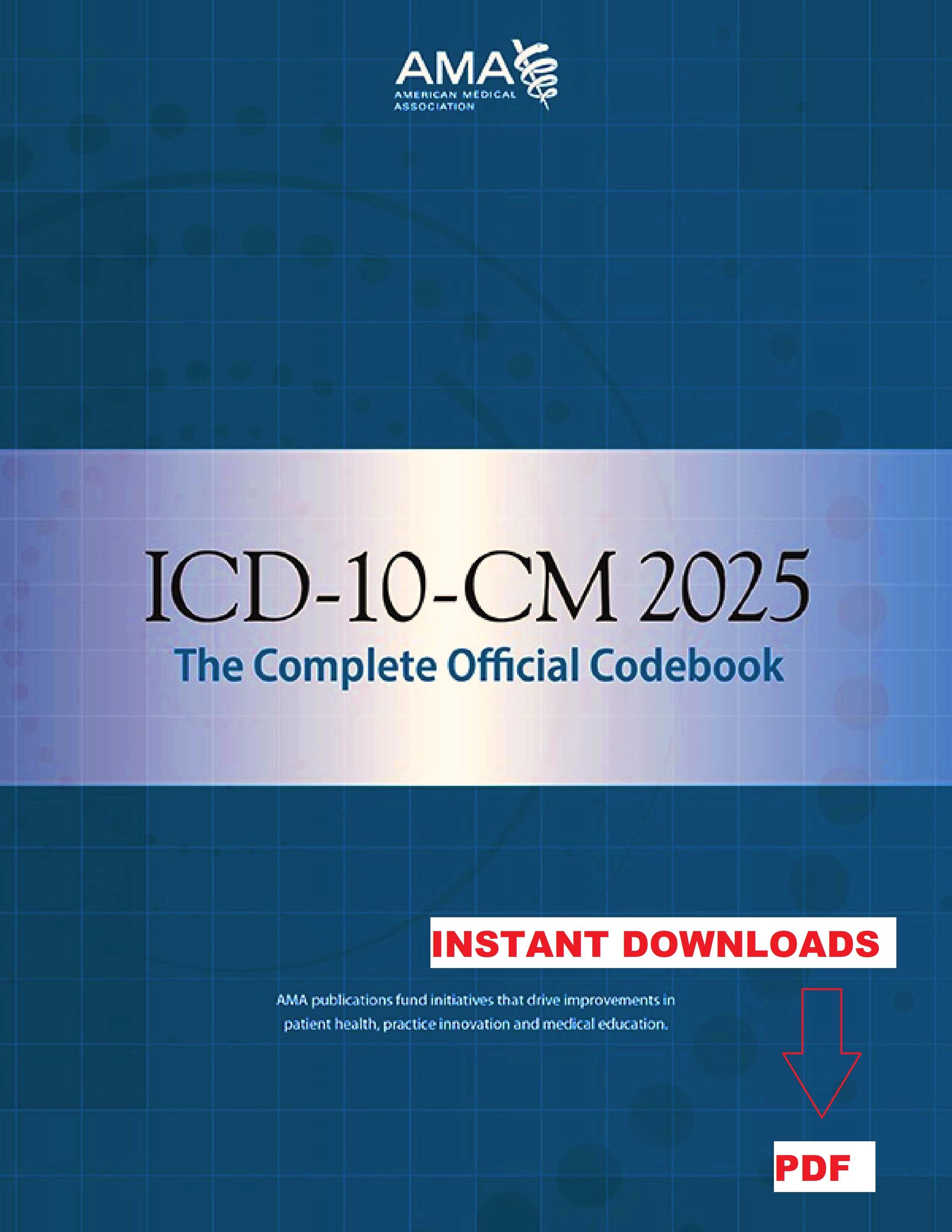 Md Codes Booklet.pdf ICD-10-CM 2025 Official Code Book PDF | Instant Digital Download - Etsy