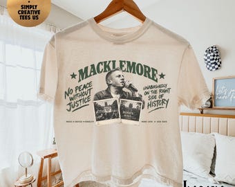 Camisa holgada Comfort Colors®, camiseta activista "Alto al fuego ahora" de Macklemore, camiseta gráfica de Hind's Hall, camiseta de rap vintage de los 90, camiseta "Palestina libre"