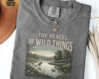 Camiseta Comfort Colors® en homenaje a Wendell Berry, estilo vintage de la vida salvaje, camiseta de poeta literario, regalo para amantes de la naturaleza, camiseta "Descansa en paz", Kentucky