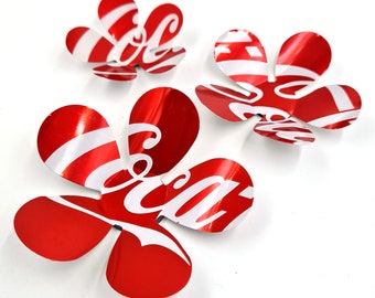 Coca-Cola Bebidas Latas imanes - Flores