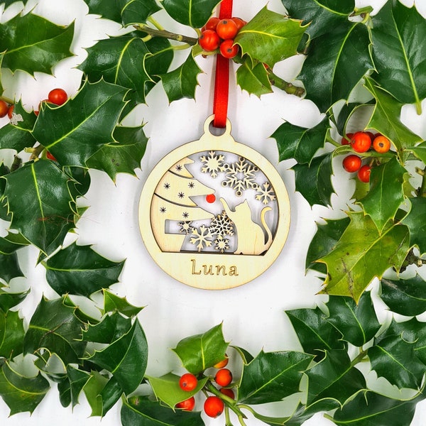 Personalised Cat Gift Bauble 60+ Gift Ideas for 2024