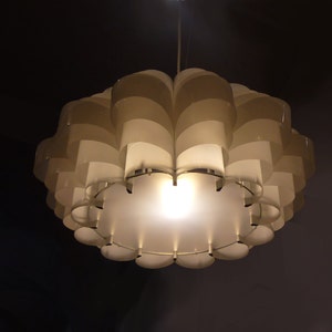 Daisy 24 large Plastic Bottle Ceiling lampshade image 1