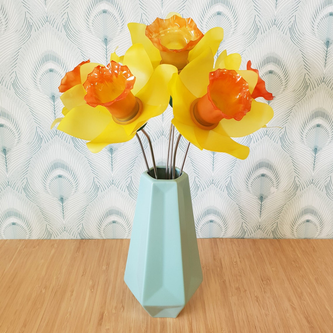 Plastic Bottle Daffodils Etsy