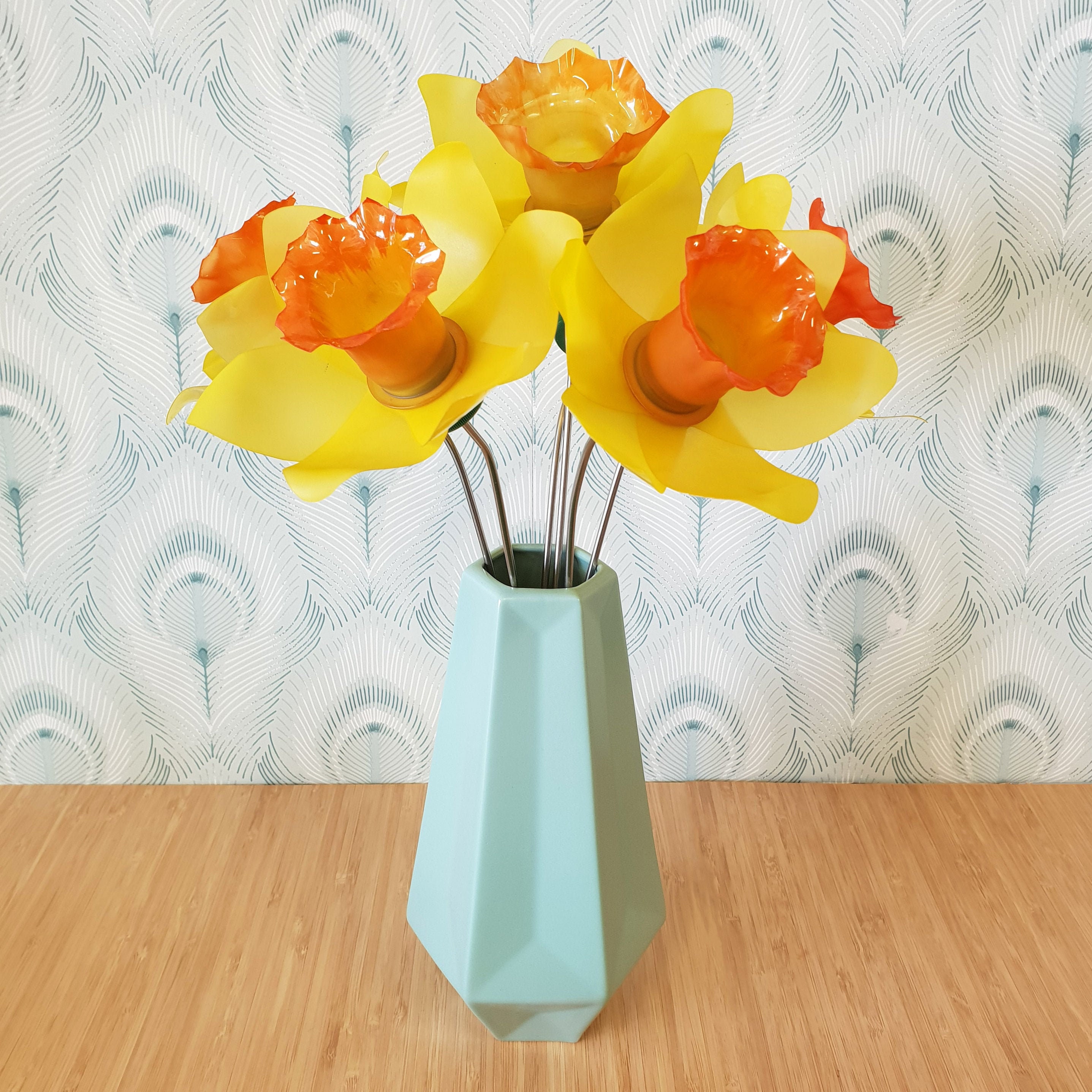 plastic daffodils