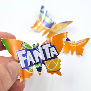 Fanta Drinks Can Magnets - Butterfly